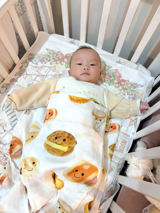 Hong Kong Bread Style Swaddle Blanket