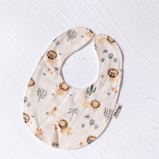 Traditional Bib| Lion in the Meadow