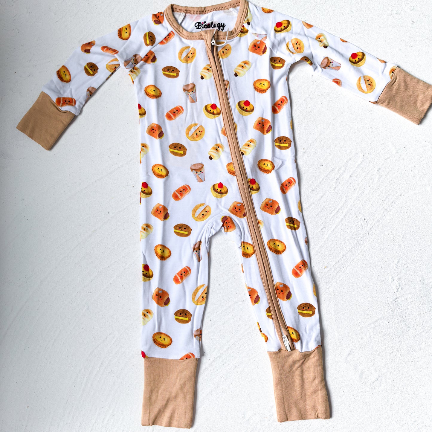 Bamboo Zip Romper Hong Kong Bread