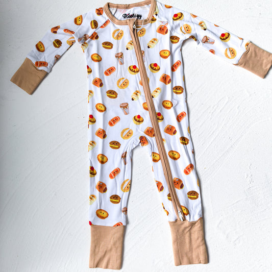 Bamboo Zip Romper Hong Kong Bread