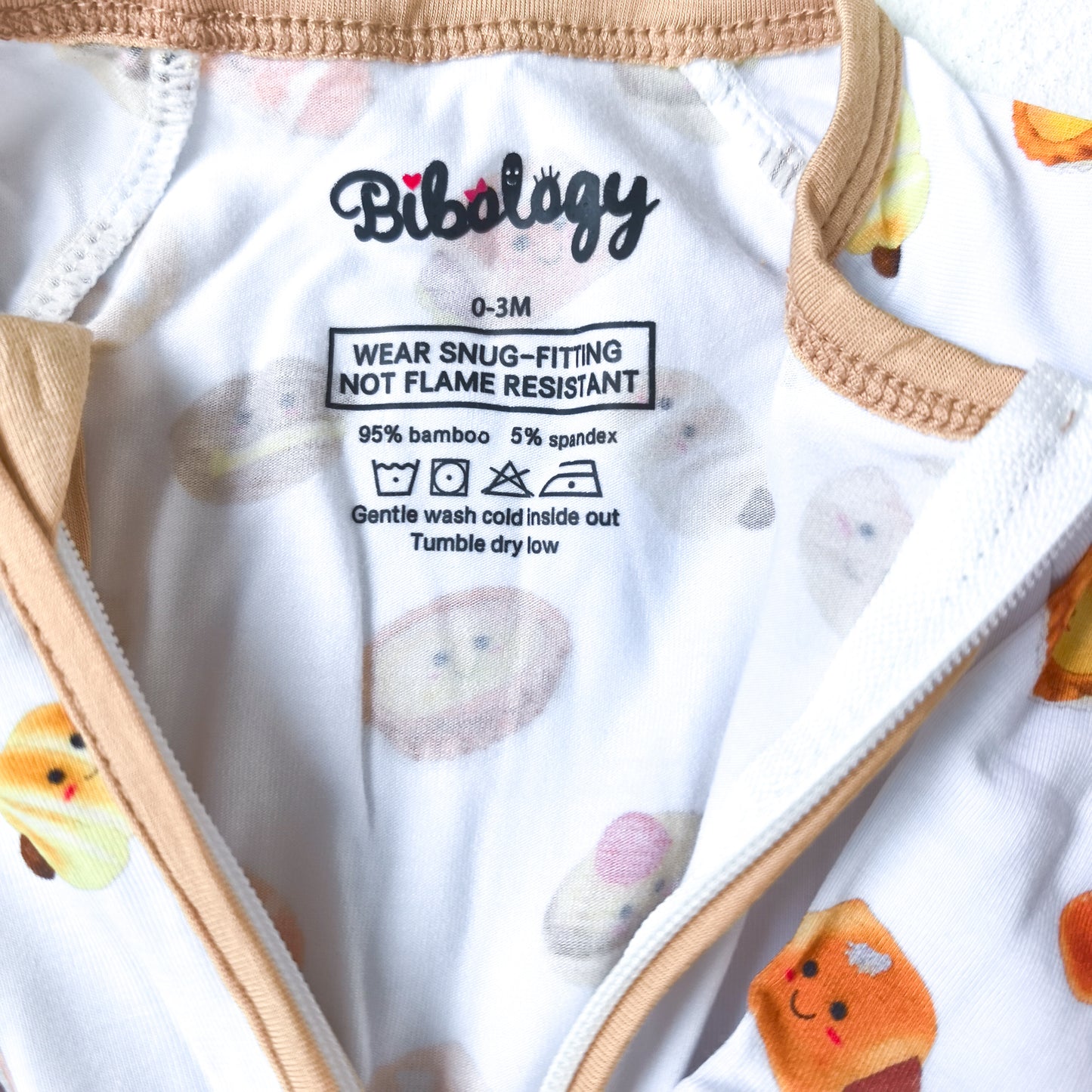 Bamboo Zip Romper Hong Kong Bread