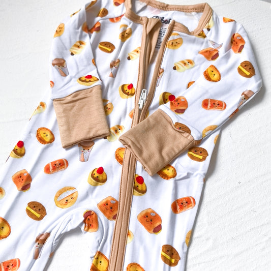Bamboo Zip Romper Hong Kong Bread