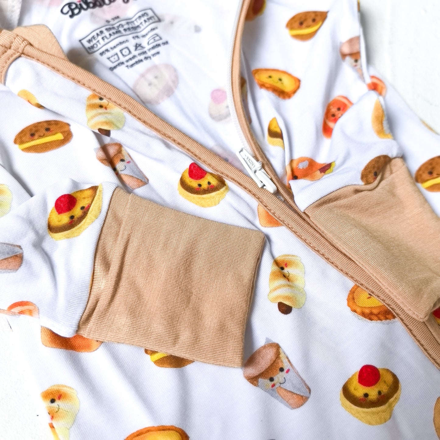 Bamboo Zip Romper Hong Kong Bread