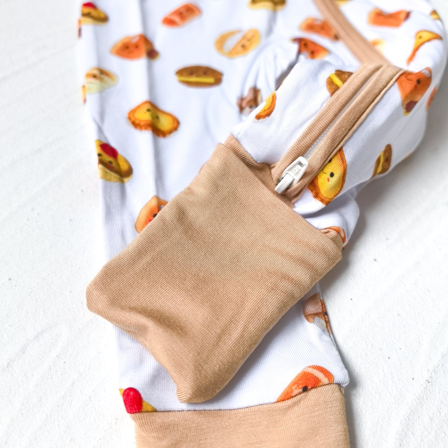 Bamboo Zip Romper Hong Kong Bread