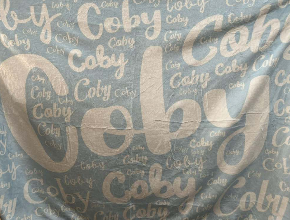 PERSONALIZED FLEECE BLANKET| Coby