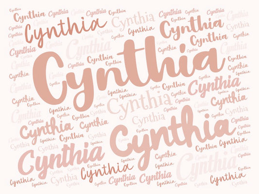 PERSONALIZED DOUBLE SIDE FLANNEL BLANKET| Cynthia