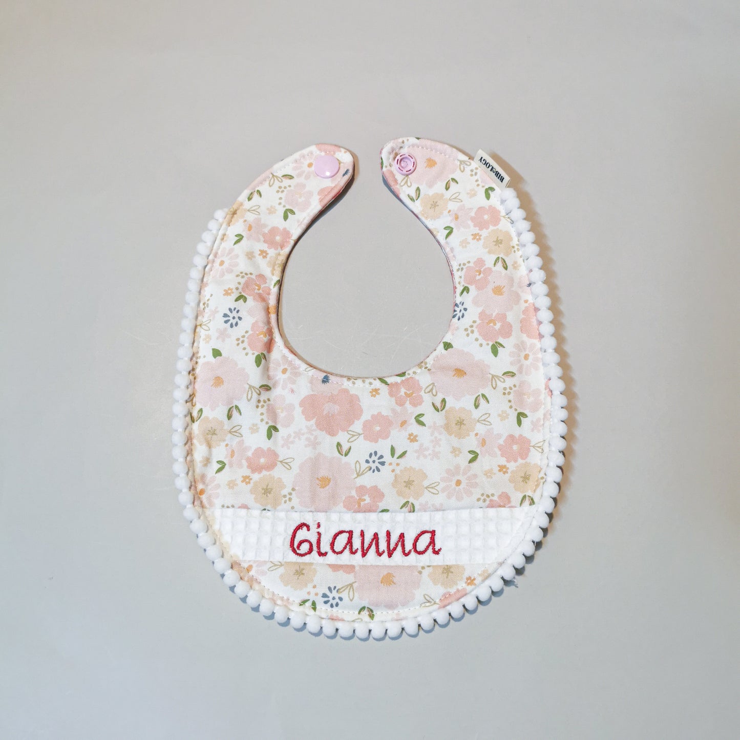 TRADITIONAL BIB| Pink Florals