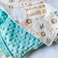 PERSONALIZED 3D MINKY BLANKET| Grassland Lion