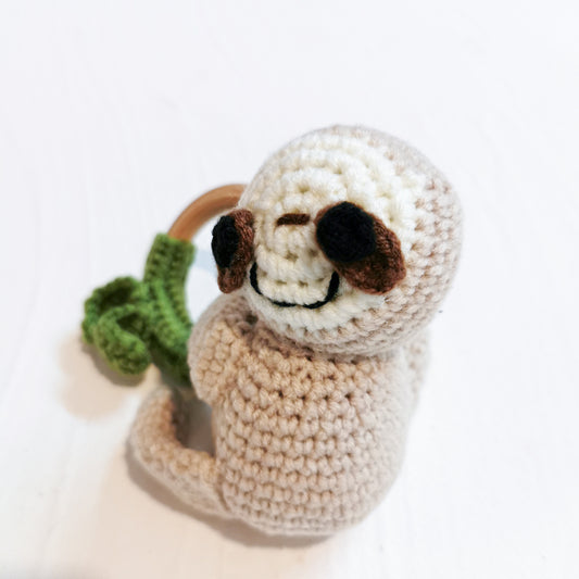 Crochet Rattle| Sloth