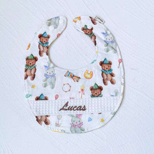 Tradition XL Bib| Teddy Bear