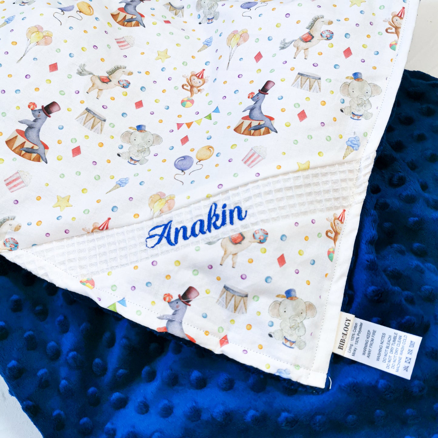 PERSONALIZED 3D MINKY BLANKET | Anima lCircus