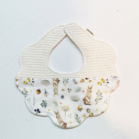 Flower Shape Bib| Milky Rabbit