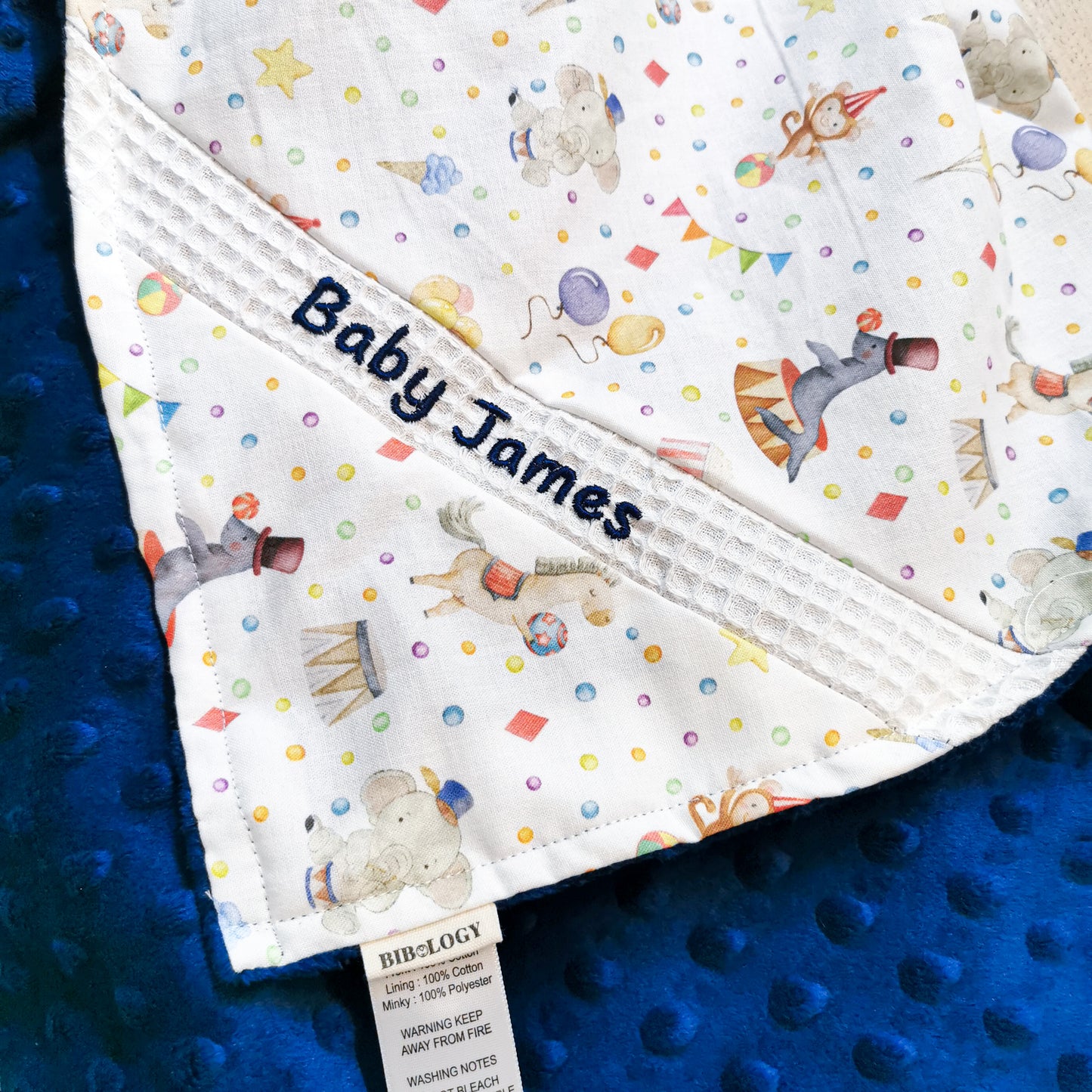 PERSONALIZED 3D MINKY BLANKET | Anima lCircus