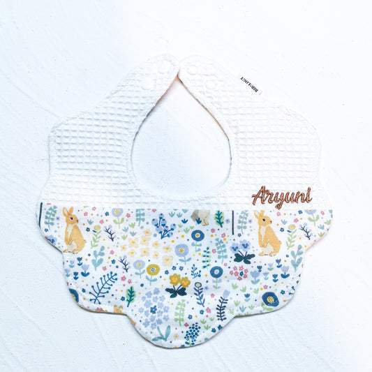 Flower Bib| Rabbit Garden