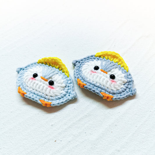 Crochet Hair Clip| Penguin