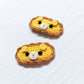 Crochet Hair Clip| Lion