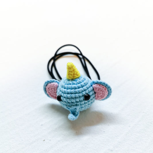 Crochet Hair Rope| Elephant