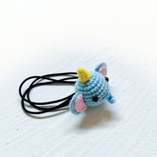 Crochet Hair Rope| Elephant