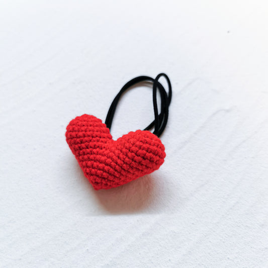 Crochet Hair Rope| Red Heart