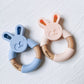 Rabbit Teether with Wood