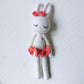 CROCHET RABBIT DOLL made with organic cotton