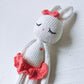 CROCHET RABBIT DOLL made with organic cotton