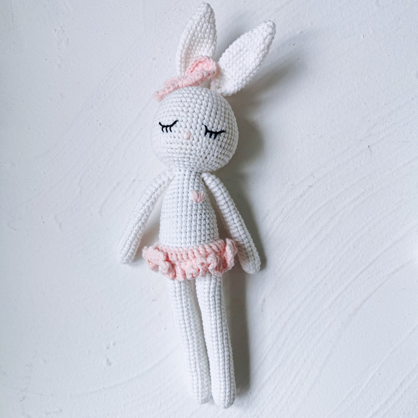 CROCHET RABBIT DOLL made with organic cotton