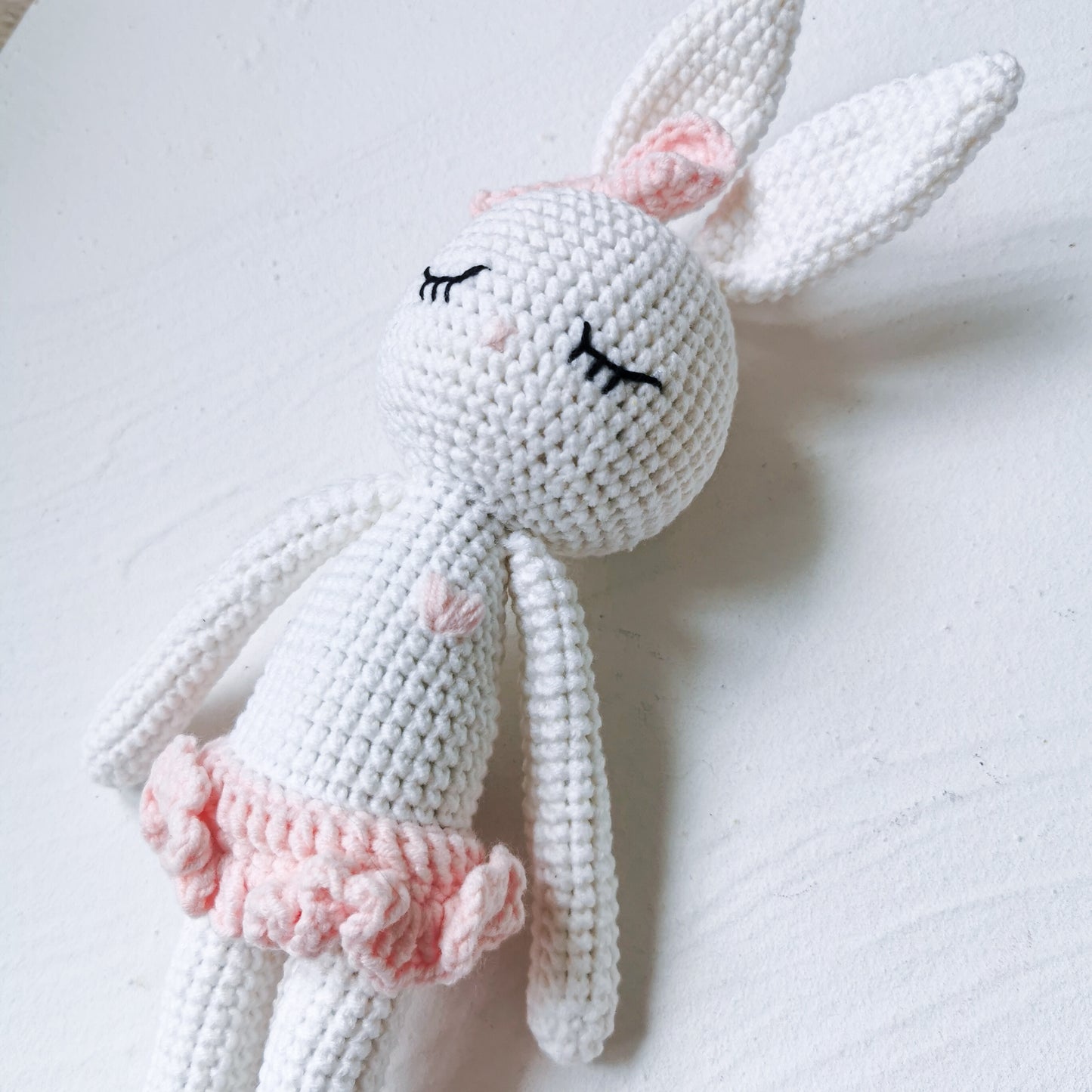 CROCHET RABBIT DOLL made with organic cotton