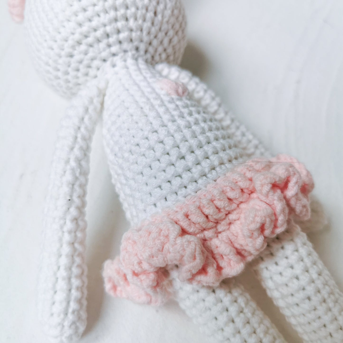 CROCHET RABBIT DOLL made with organic cotton