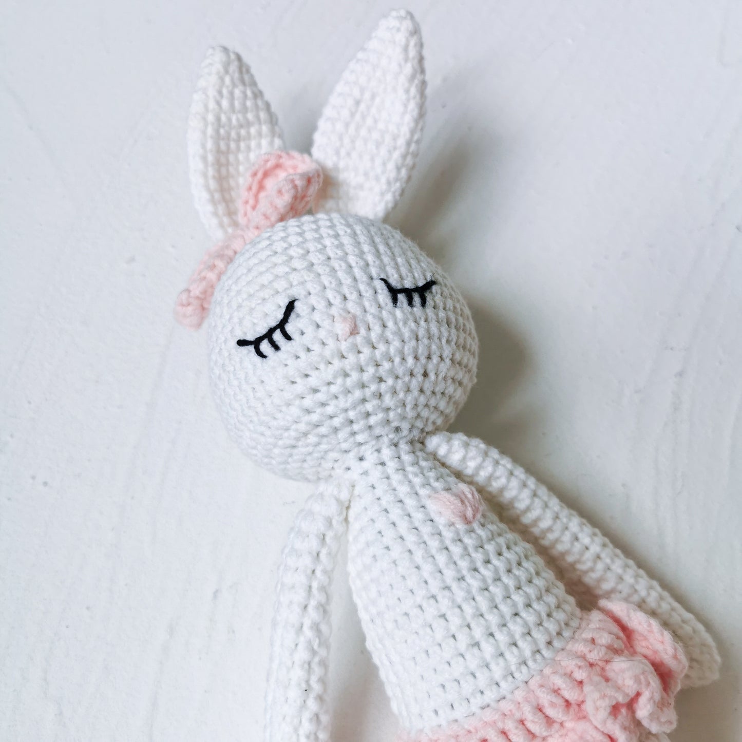 CROCHET RABBIT DOLL made with organic cotton