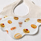 Flower Shaped Bib| HK BREAD WITH SMILEY FACE