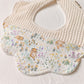 Flower Shaped Bib| CATS IN THE FLORAL GARDEN