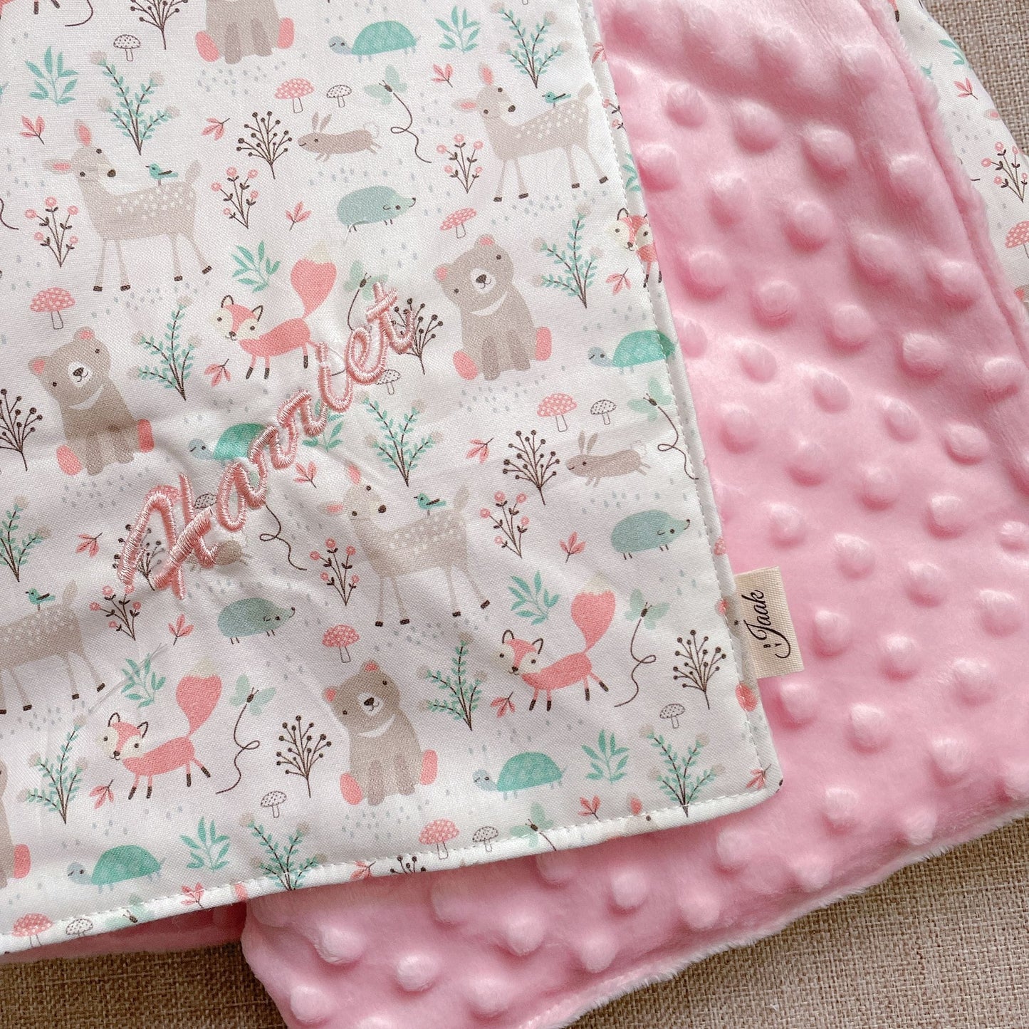 PERSONALIZED 3D MINKY BLANKET | Forever Friends