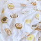 Baby Swaddle - Dim Sum (with embroidered Name)